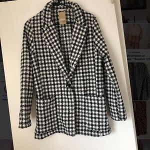 NEVER WORN Houndstooth Blazer